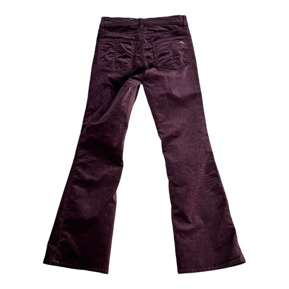 Rag & Bone Women's Suede Pants in purple, size 24. Soft and sleek - Picture 4 of 13